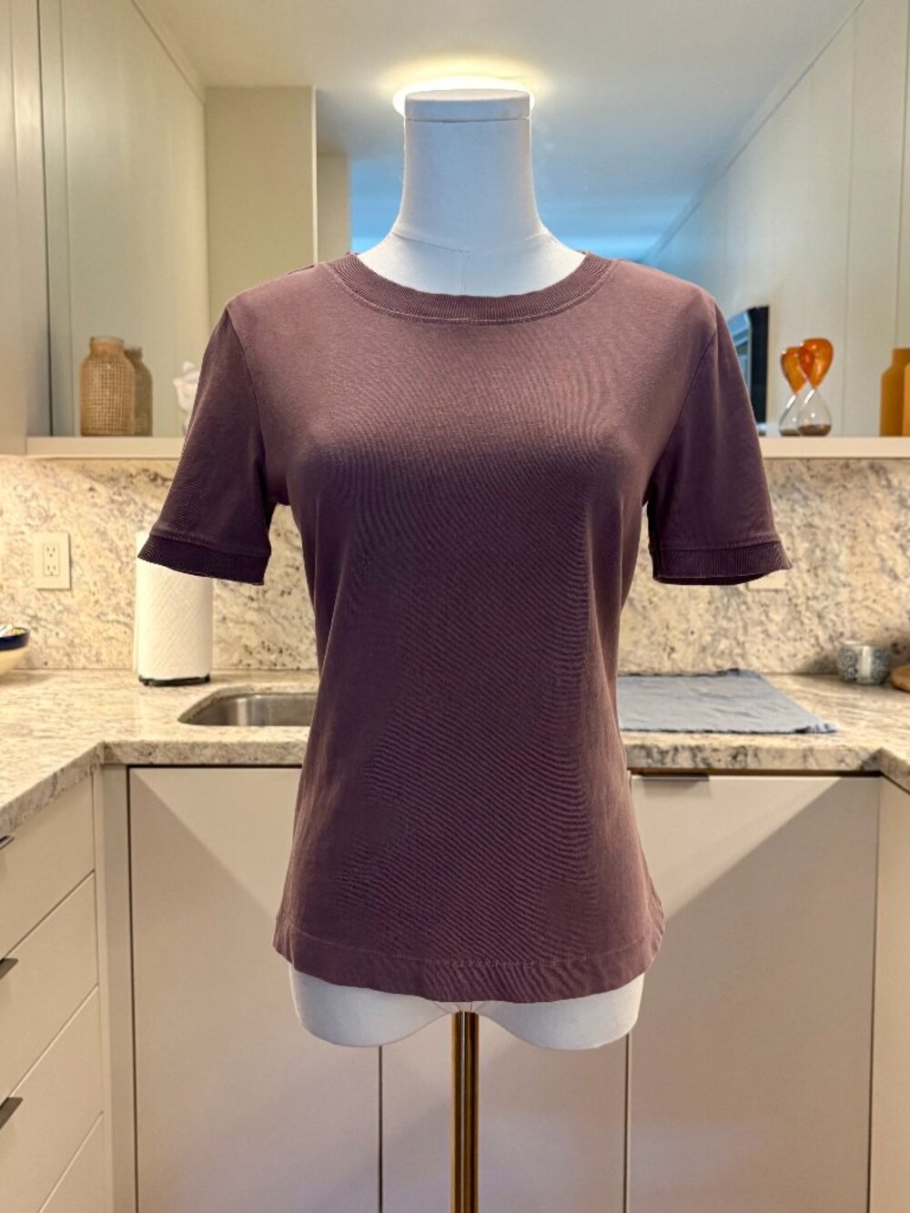 Zara Purple Short Sleeve Tee